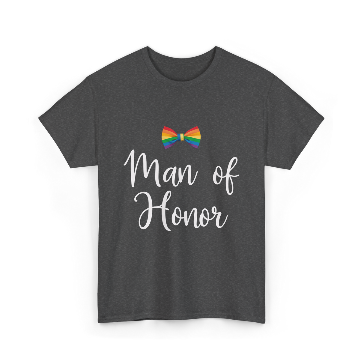 Man of Honor LGBT Pride T-Shirt - Dark Heather