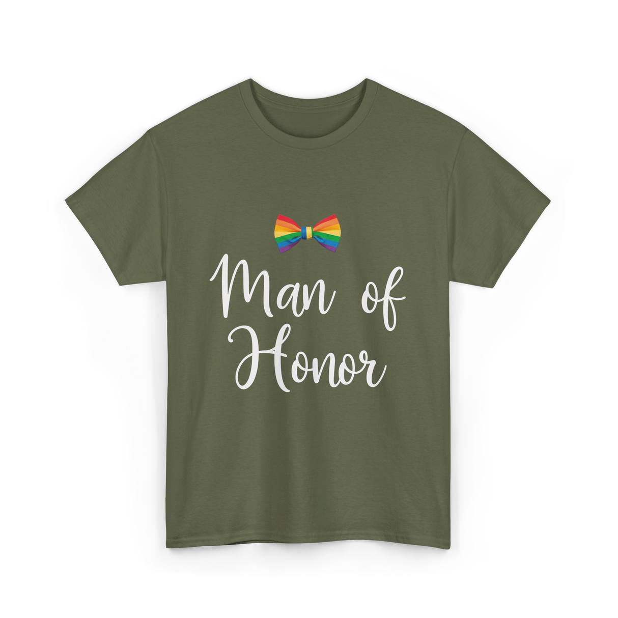 Man of Honor LGBT Pride T-Shirt - Military Green