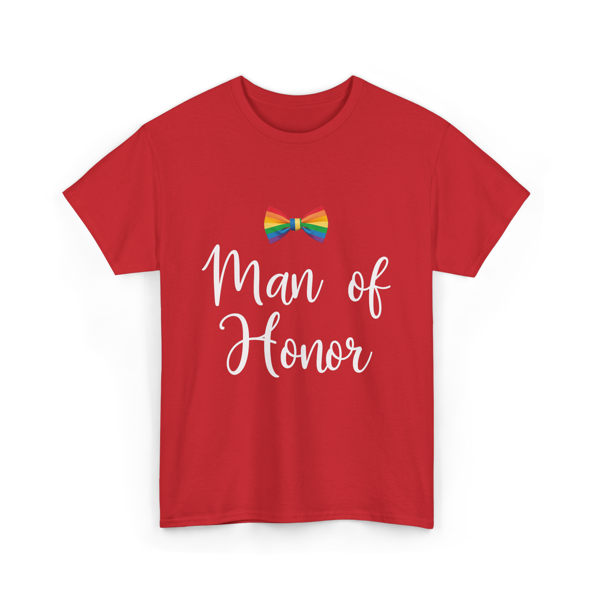 Man of Honor LGBT Pride T-Shirt - Red