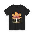 Maple Leaf Autumn Tree Fall T-Shirt - Black