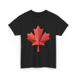 Maple Leaf Canada Day Maple Leaf T-Shirt - Black