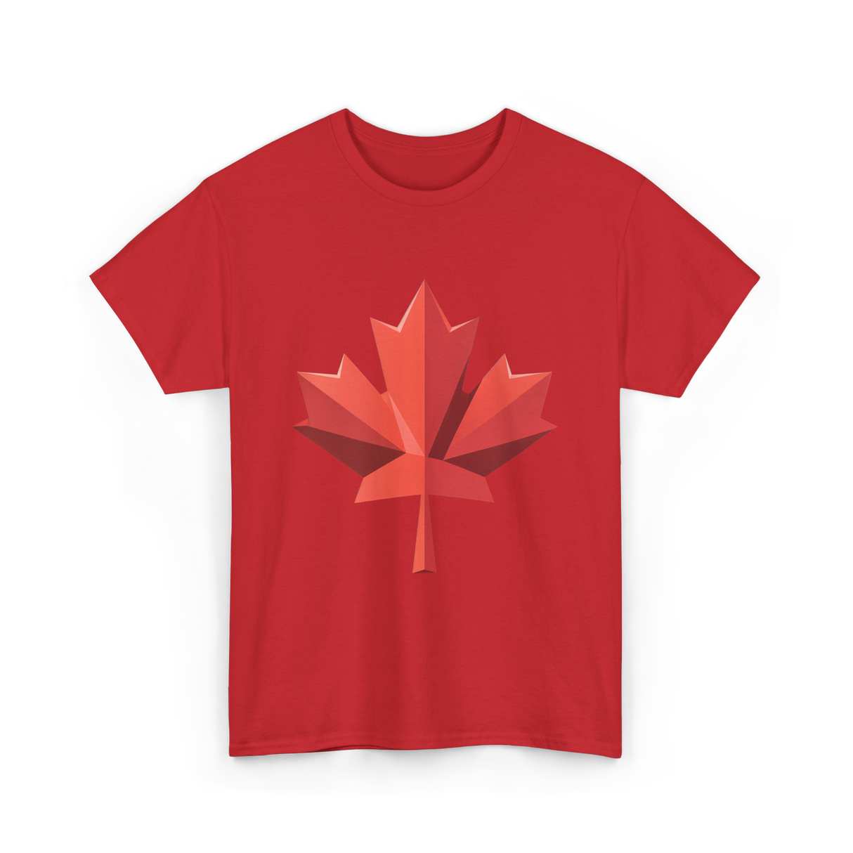 Maple Leaf Canada Day Maple Leaf T-Shirt - Red