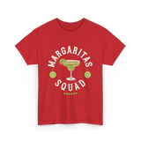 Margaritas Squad Lime Drinkers T-Shirt - Red