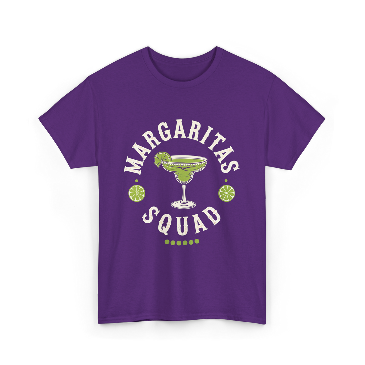 Margaritas Squad Lime Drinkers T-Shirt - Purple