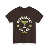 Margaritas Squad Lime Drinkers T-Shirt - Dark Chocolate