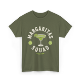 Margaritas Squad Lime Drinkers T-Shirt - Military Green