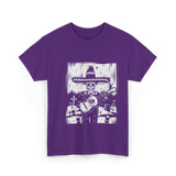 Mariachi Skeleton Dia De Los Muertos T-Shirt - Purple