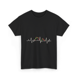 Market Pulse Trading Chart T-Shirt - Black