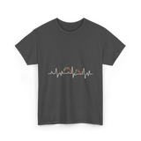 Market Pulse Trading Chart T-Shirt - Dark Heather