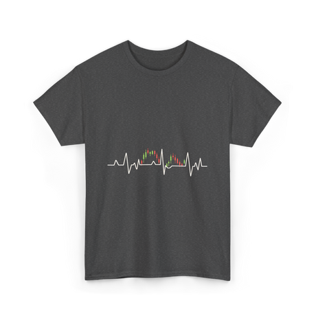 Market Pulse Trading Chart T-Shirt - Dark Heather