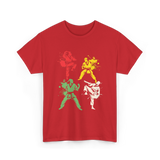 Martial Arts Fighters Karate T-Shirt - Red