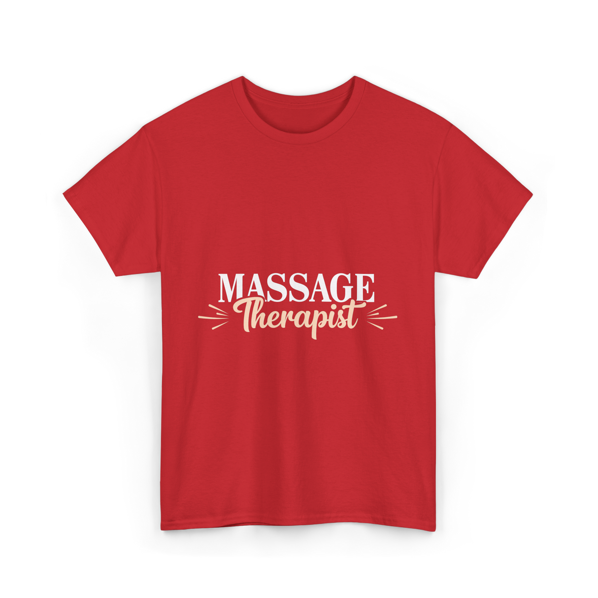 Massage Therapist Massage Therapy T-Shirt - Red