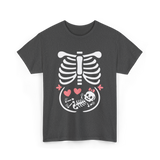 Maternity Skeleton Baby Halloween Skeleton T-Shirt - Dark Heather