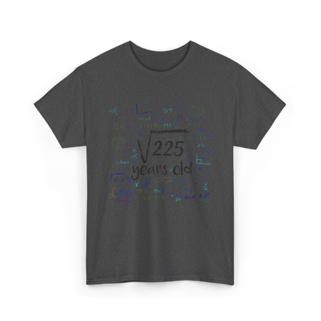 Math Equations Birthday Celebration T-Shirt - Dark Heather