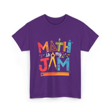 Math is My Jam Math T-Shirt - Purple