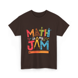 Math is My Jam Math T-Shirt - Dark Chocolate