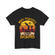 Math Teachers Love Brains Education T-Shirt - Black