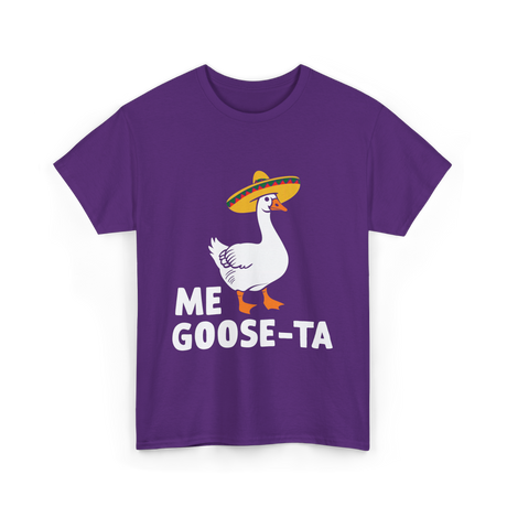 Me Goose Ta Fiesta Goose T-Shirt - Purple