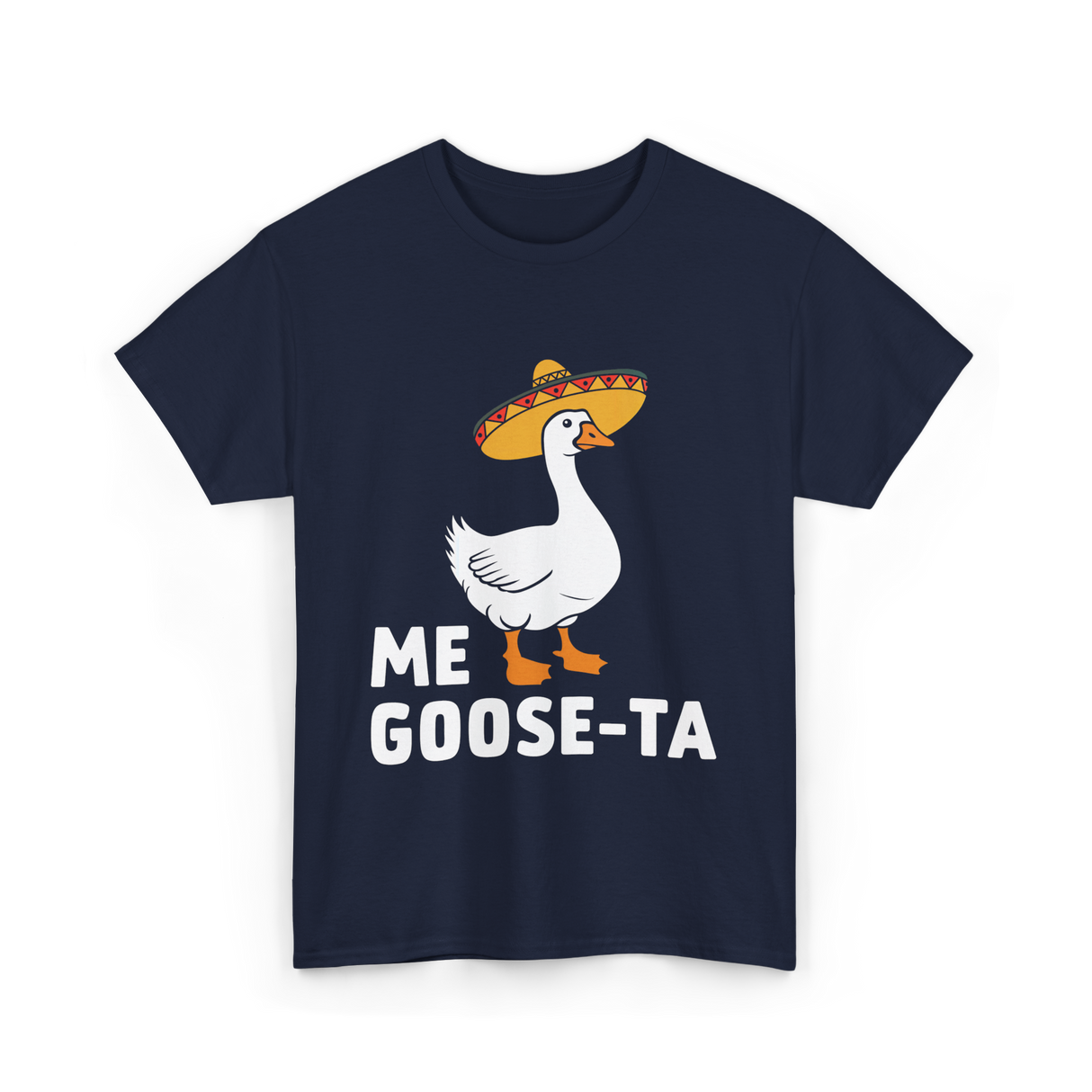 Me Goose-Ta Goose Fiesta T-Shirt - Navy