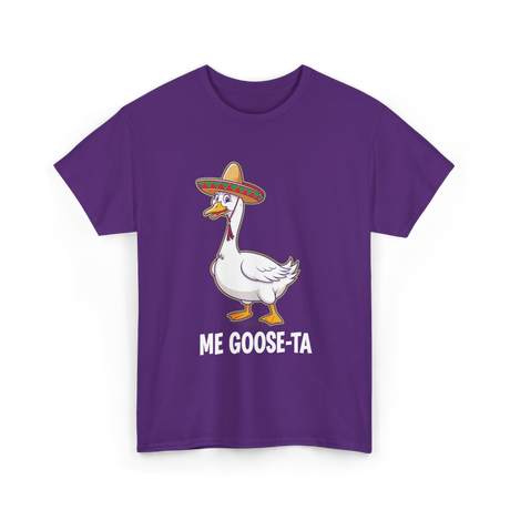 Me Goose Ta Goose Party T-Shirt - Purple