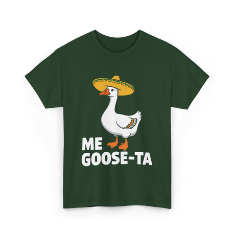 Me Goose-Ta Goose Party T-Shirt - Forest Green