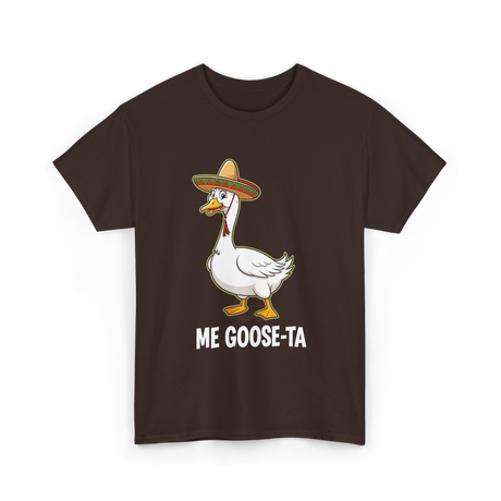 Me Goose Ta Goose Party T-Shirt - Dark Chocolate