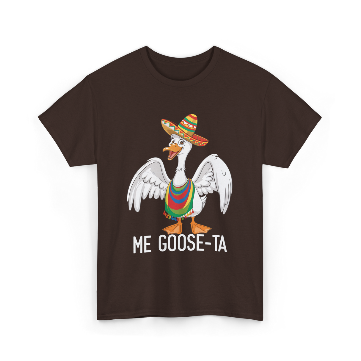 Me Goose-ta Goose T-Shirt - Dark Chocolate