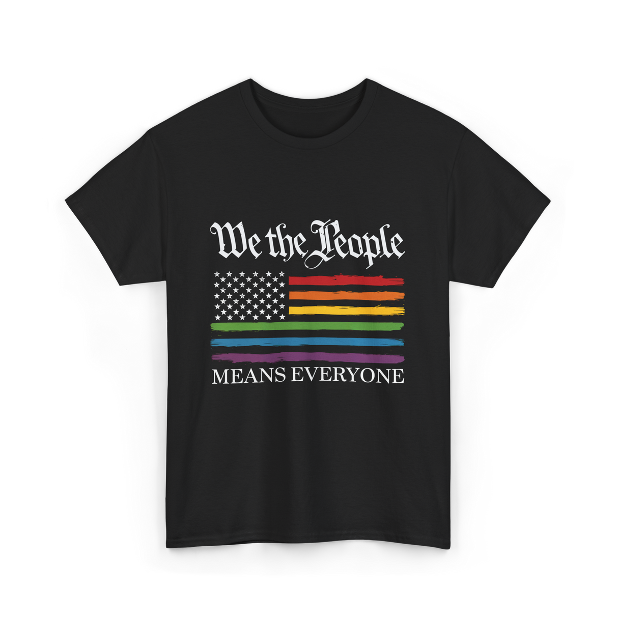 Means Everyone Equality T-Shirt - Black