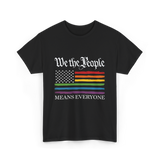 Means Everyone Equality T-Shirt - Black