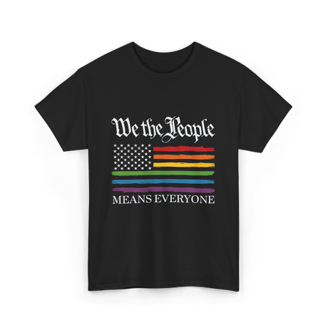 Means Everyone Equality T-Shirt - Black