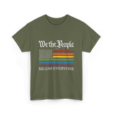 Means Everyone Equality T-Shirt - Military Green