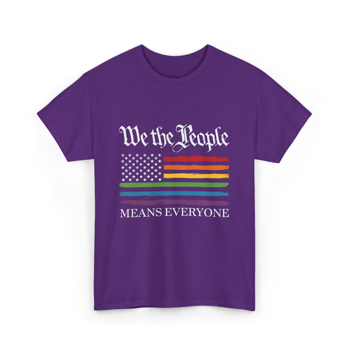 Means Everyone Equality T-Shirt - Purple