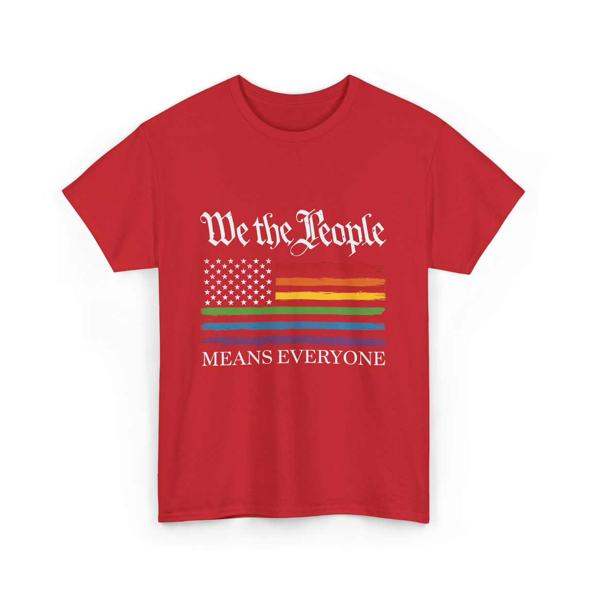 Means Everyone Equality T-Shirt - Red