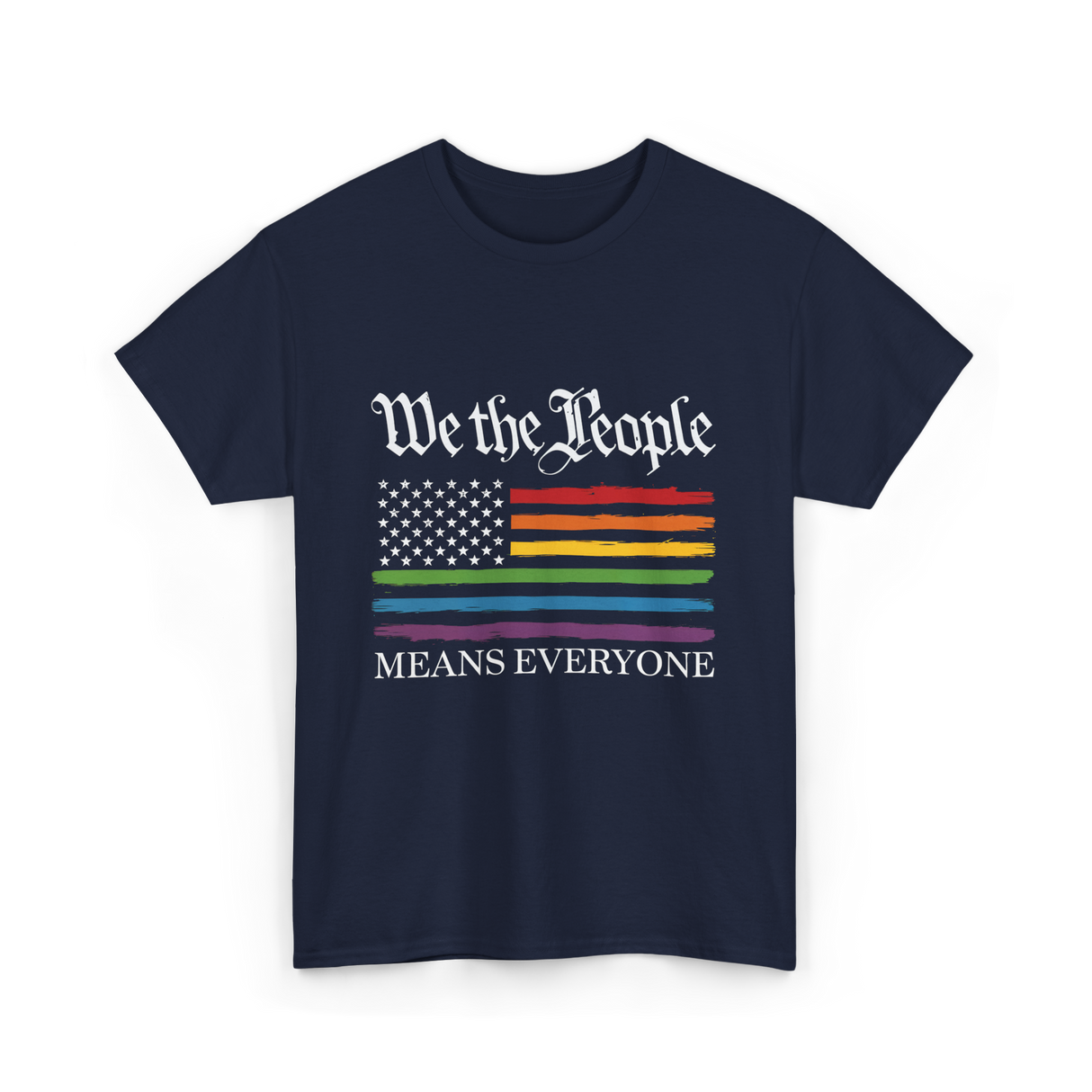 Means Everyone Equality T-Shirt - Navy