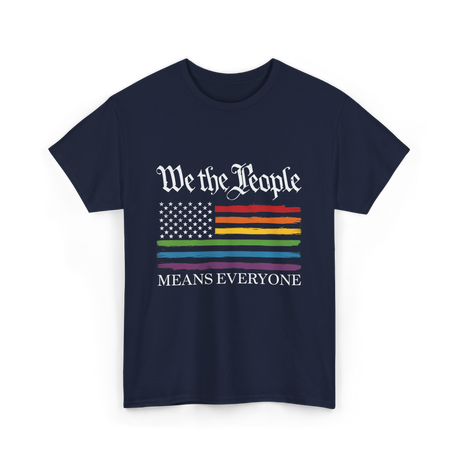 Means Everyone Equality T-Shirt - Navy