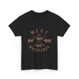 Meat Whisperer BBQ Grilling T-Shirt - Black