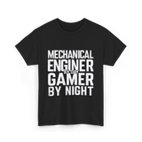 Mechanical Engineer Gamer T-Shirt - Black