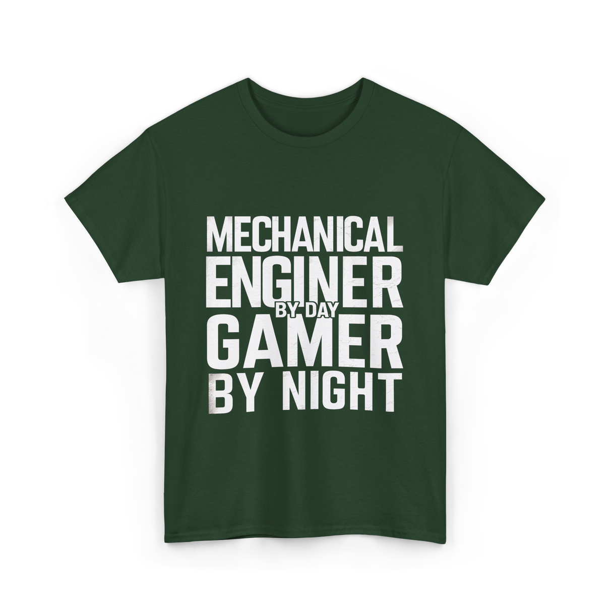 Mechanical Engineer Gamer T-Shirt - Forest Green