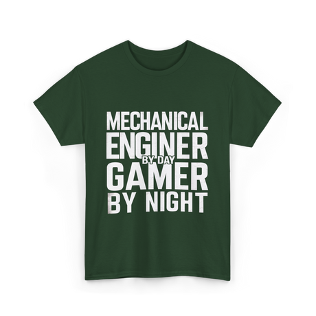 Mechanical Engineer Gamer T-Shirt - Forest Green