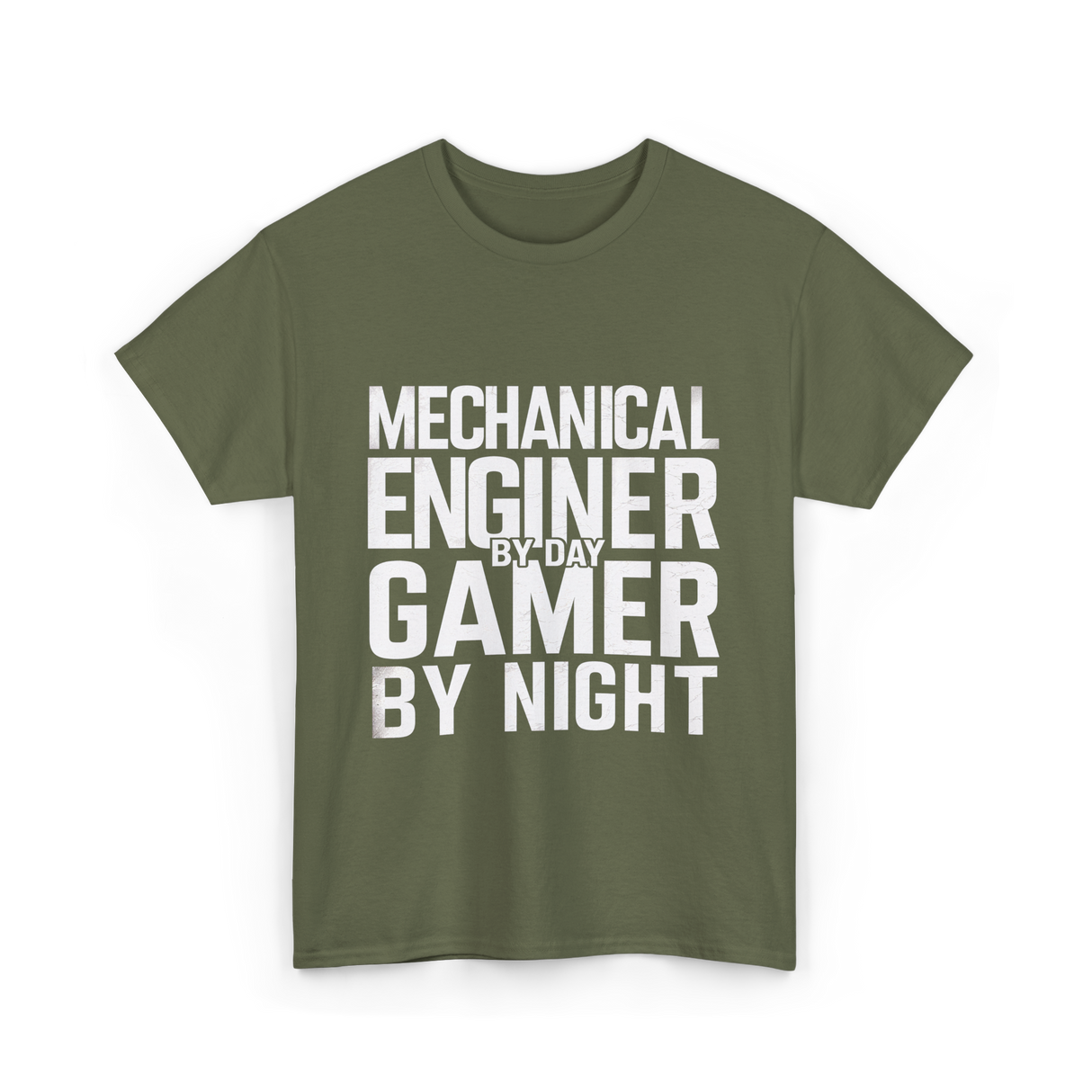 Mechanical Engineer Gamer T-Shirt - Military Green