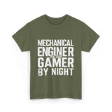 Mechanical Engineer Gamer T-Shirt - Military Green