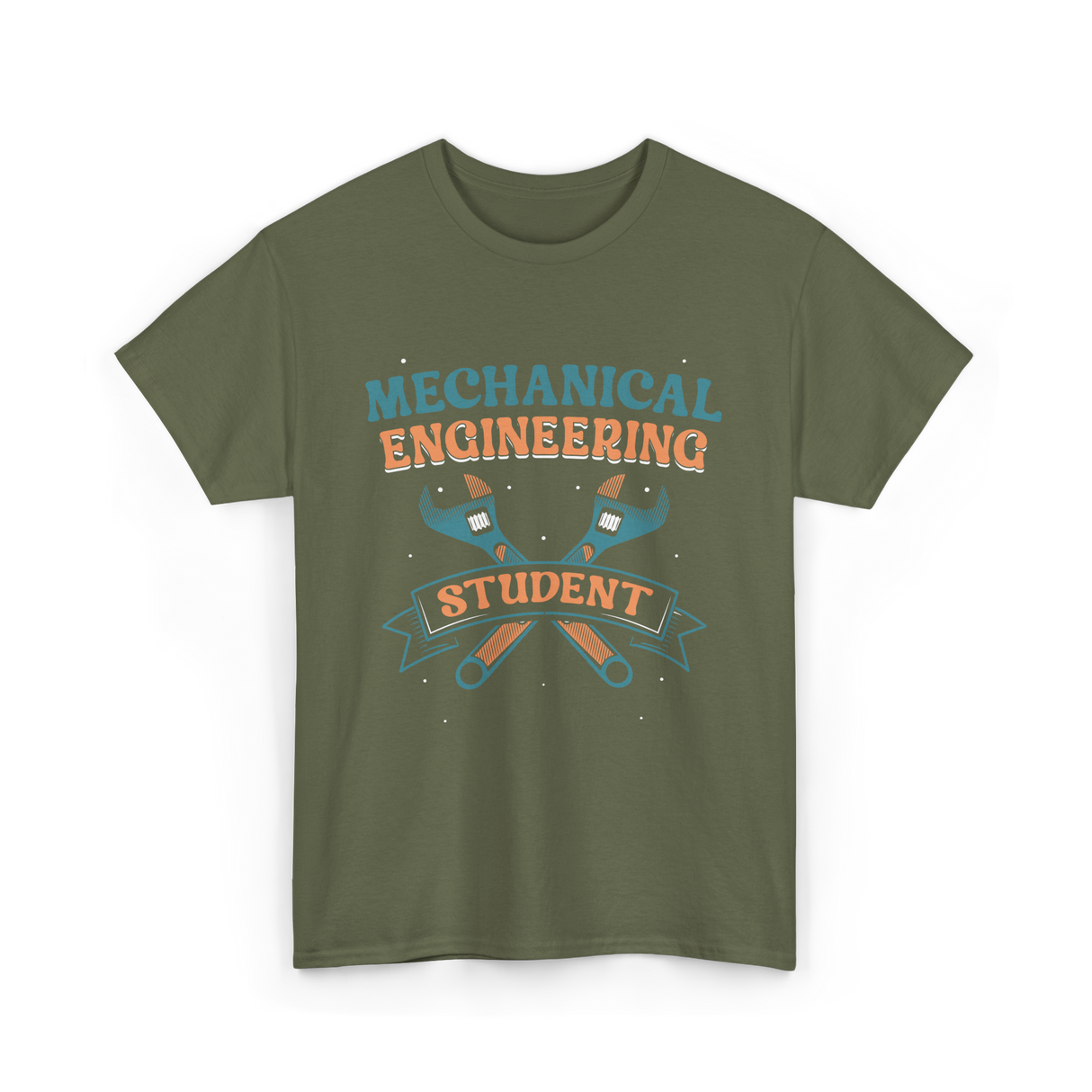 Mechanical Engineering Student Engineer T-Shirt - Military Green