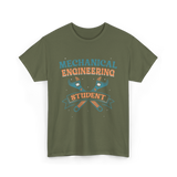 Mechanical Engineering Student Engineer T-Shirt - Military Green