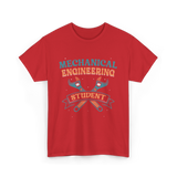 Mechanical Engineering Student Engineer T-Shirt - Red