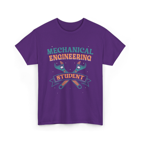 Mechanical Engineering Student Engineer T-Shirt - Purple