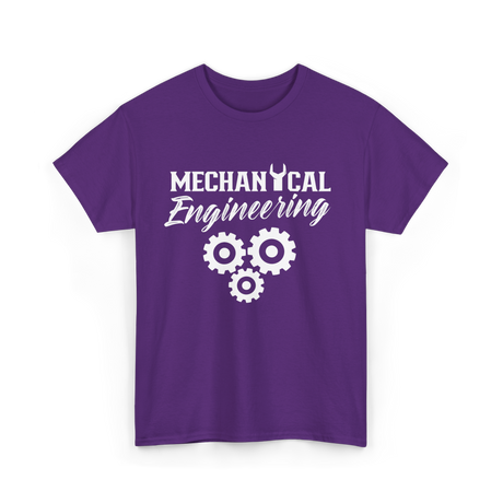 Mechanical Engineering T-Shirt - Purple