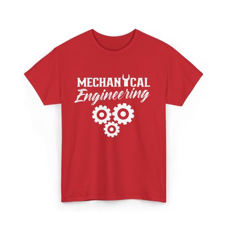 Mechanical Engineering T-Shirt - Red