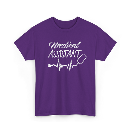 Medical Assistant Healthcare Professional T-Shirt - Purple