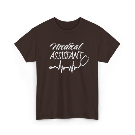 Medical Assistant Healthcare Professional T-Shirt - Dark Chocolate