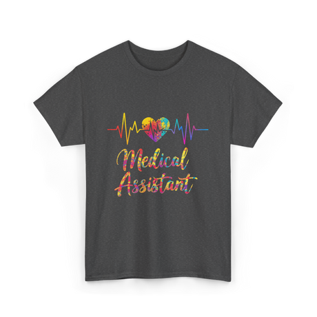 Medical Assistant Heartbeat Healthcare T-Shirt - Dark Heather